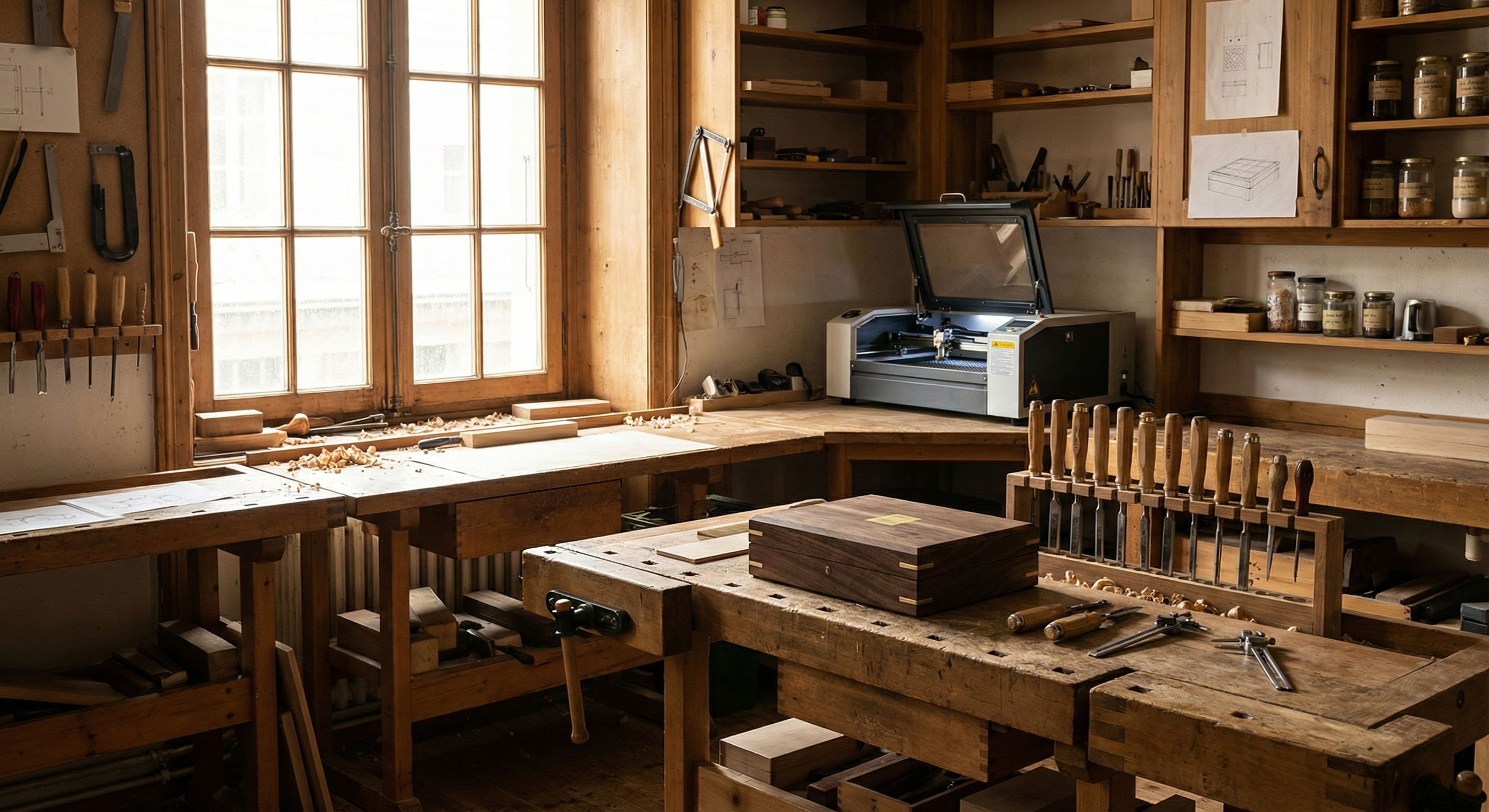 Vue de l’atelier Arcane Ludique à Genève