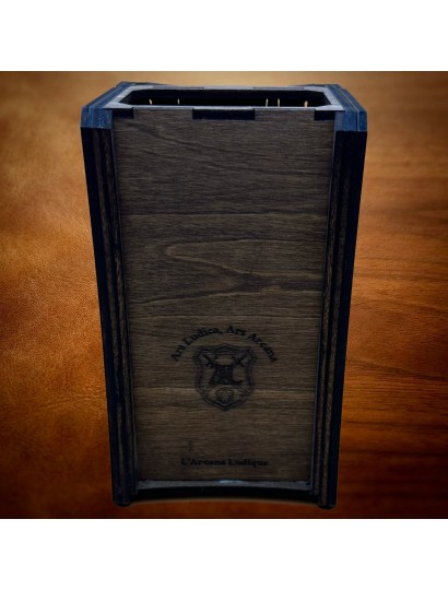 Monolith of Fate | Compact Wooden Dice Tower