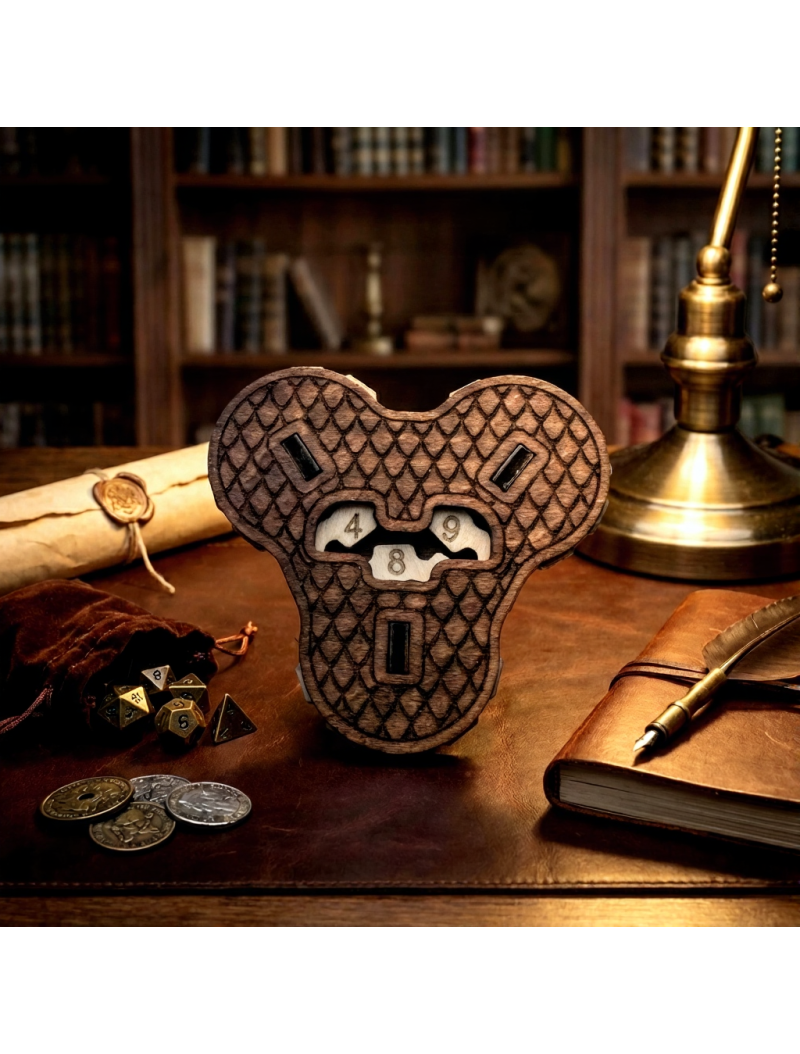 Scale of Fate | Wooden RPG Counter 000–999