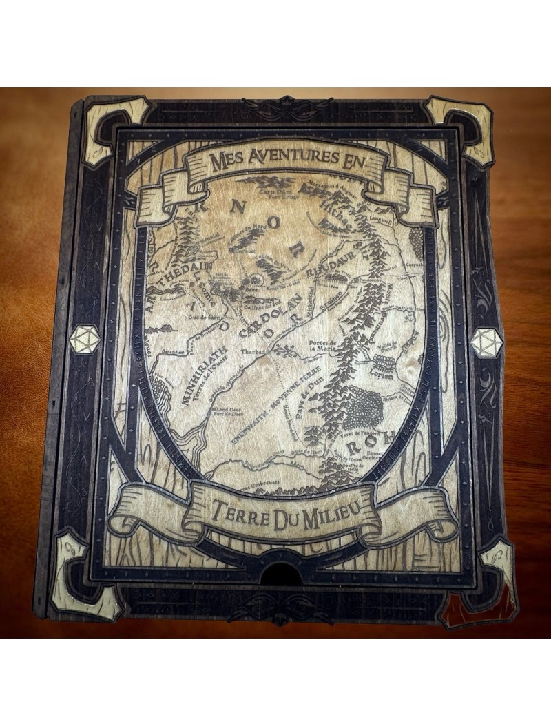 Grimoire de l’Aventurier JRTM – Écran & écrin JdR premium Nouvelle Version