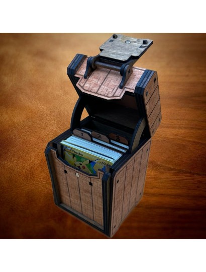 Bastion des Cartes – Deck box bois premium artisanale