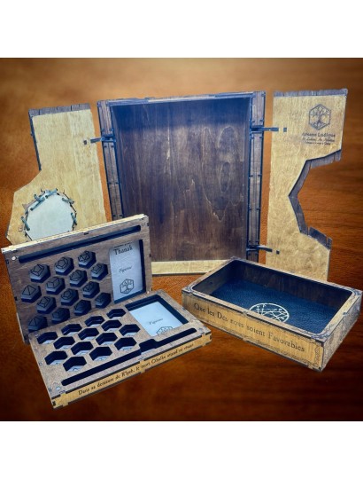 Modulares Reliquiar – Premium Würfelbox aus Holz