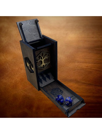 Dice Tower – Arbiter of Fate | Handcrafted Wooden RPG