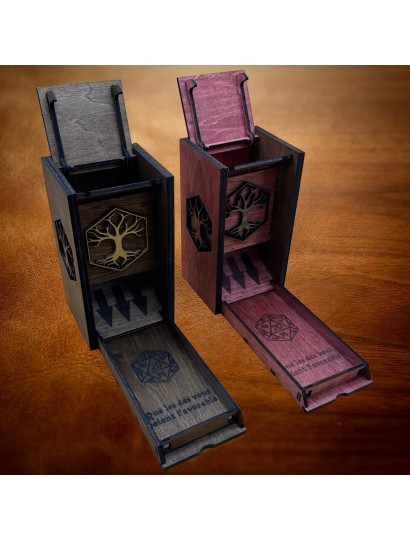 Dice Tower – Arbiter of Fate | Handcrafted Wooden RPG
