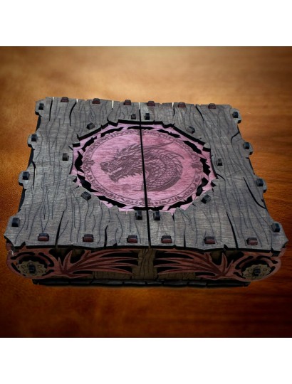 The Dragon’s Maw – Mechanical Wooden Dice Box