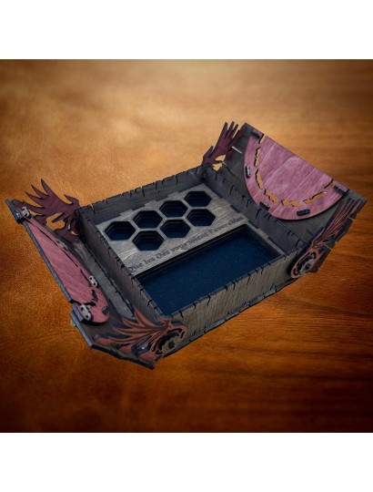 The Dragon’s Maw – Mechanical Wooden Dice Box