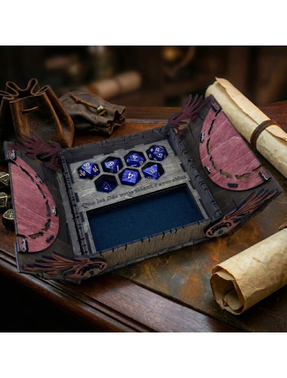 The Dragon’s Maw – Mechanical Wooden Dice Box