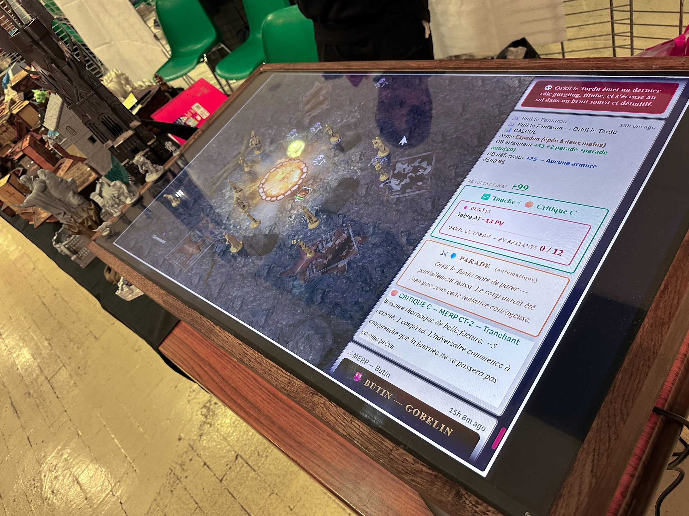 MERP sur la table Arcane Ludique